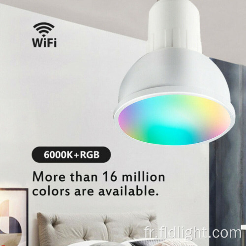 Contrôle de téléphone intelligent d&#39;ampoule intelligente de lumière LED WIFI